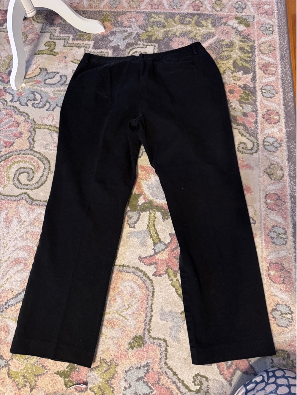 Ralph Lauren black straight leg slacks